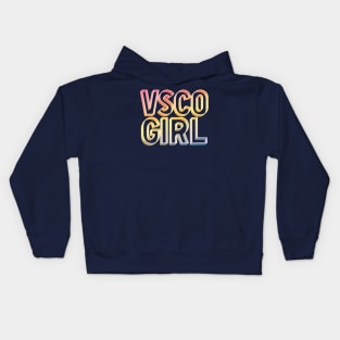 VSCO Girl ∆ Typography Gift Kids Hoodie